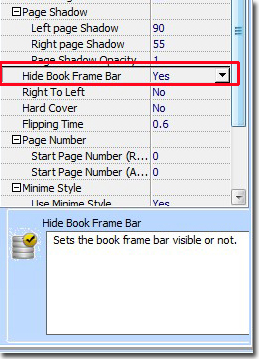 image for faq about hiding book frame bar