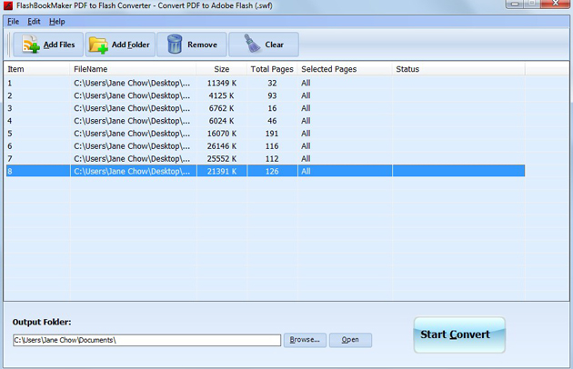 Windows 7 FlashBookMaker PDF to Flash Converter 2.6 full