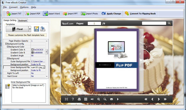 Free eBook Creator 2.6 full