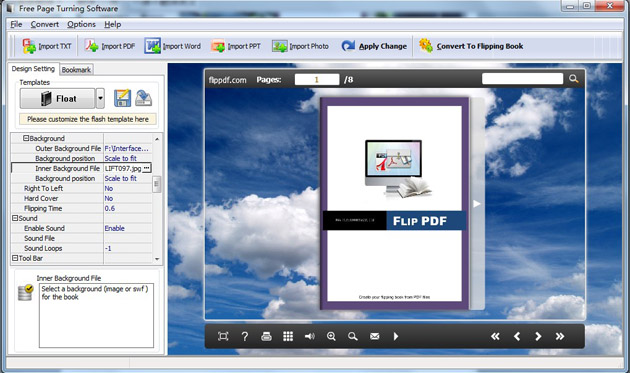 Free Page Turning Software screenshot
