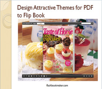design attractive themes for pdf to flip book