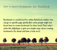 How to Insert Bookmarks into FlashBook