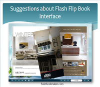 suggestions about flash flip book interface