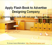 Use Flash Book to Show Your Designs