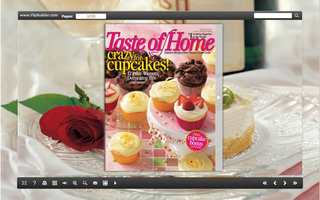 FlashBook Templates for Delicious Cake Style 1.0 full