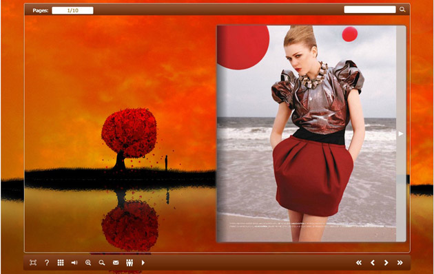 Flash Book Templates for Red Style 1.0 full